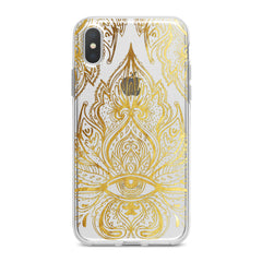 Lex Altern TPU Silicone Phone Case Golden Lotus