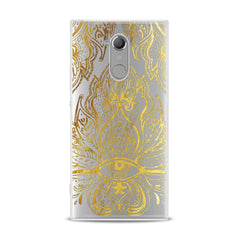 Lex Altern TPU Silicone Sony Xperia Case Golden Lotus