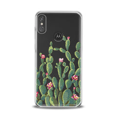 Lex Altern TPU Silicone Motorola Case Floral Cactus Plant