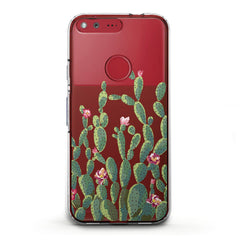 Lex Altern TPU Silicone Google Pixel Case Floral Cactus Plant