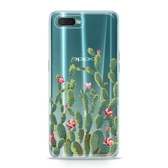 Lex Altern TPU Silicone Oppo Case Floral Cactus Plant
