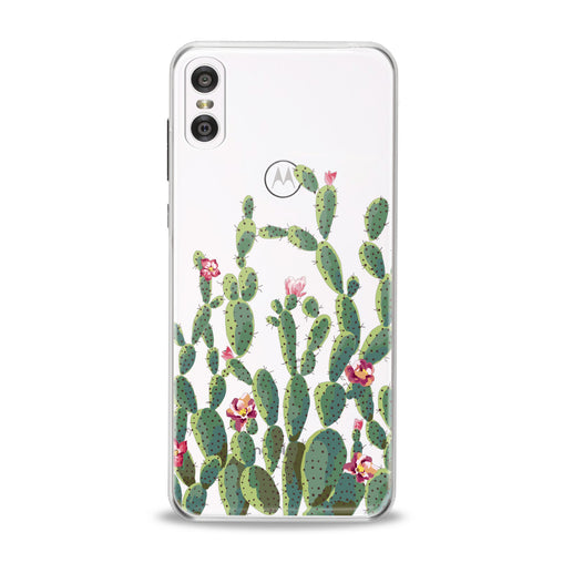 Lex Altern Floral Cactus Plant Motorola Case