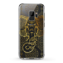 Lex Altern TPU Silicone Samsung Galaxy Case Gold Indian Elephant