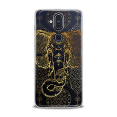 Lex Altern TPU Silicone Nokia Case Gold Indian Elephant