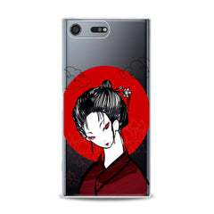 Lex Altern TPU Silicone Sony Xperia Case Traditional Japan Lady