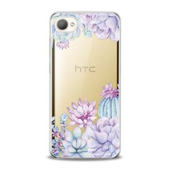 Lex Altern TPU Silicone HTC Case Purple Succulent