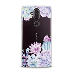 Lex Altern TPU Silicone Nokia Case Purple Succulent