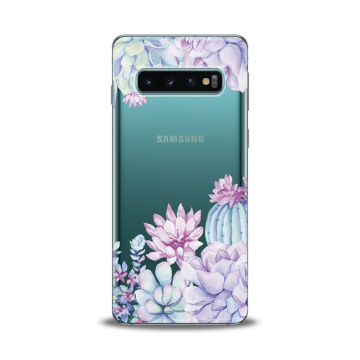 Lex Altern Purple Succulent Samsung Galaxy Case