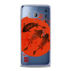 Lex Altern TPU Silicone HTC Case Japan Fishes