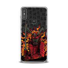Lex Altern TPU Silicone Motorola Case Flamy Samurai