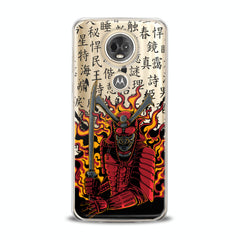 Lex Altern TPU Silicone Motorola Case Flamy Samurai