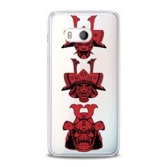 Lex Altern TPU Silicone HTC Case Red Japan Masks