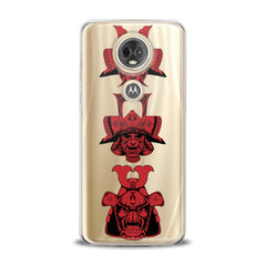 Lex Altern TPU Silicone Motorola Case Red Japan Masks