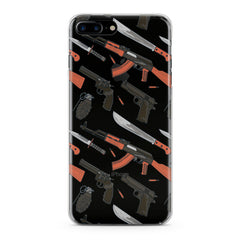 Lex Altern TPU Silicone Phone Case Weapons Print