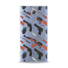Lex Altern TPU Silicone Sony Xperia Case Weapons Print
