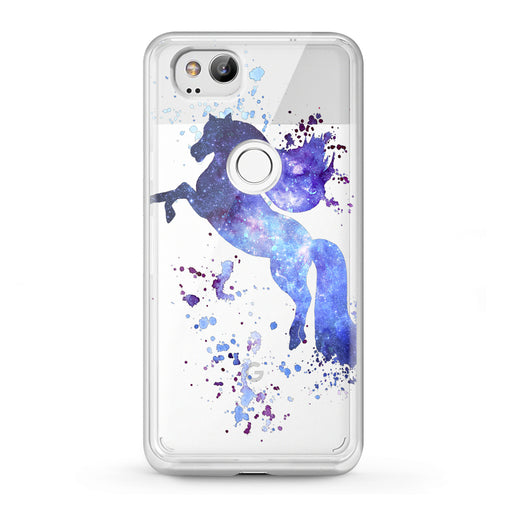 Lex Altern Google Pixel Case Purple Watercolor Unicorn