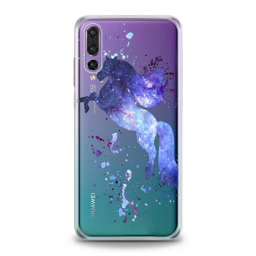 Lex Altern Purple Watercolor Unicorn Huawei Honor Case