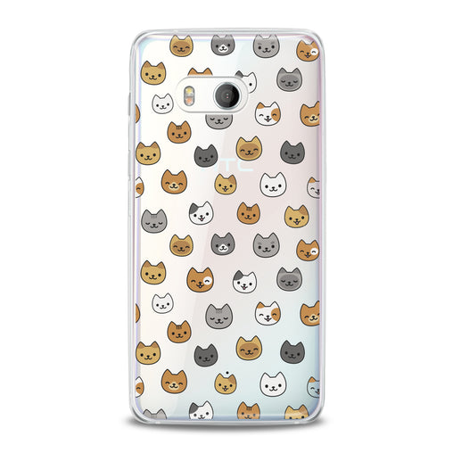 Lex Altern Cats Pattern HTC Case