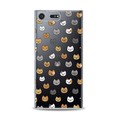Lex Altern TPU Silicone Sony Xperia Case Cats Pattern