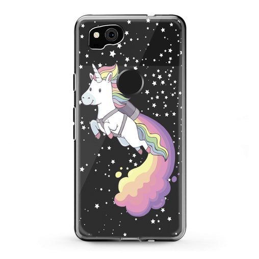 Lex Altern Google Pixel Case Flying Unicorn Print