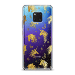 Lex Altern TPU Silicone Huawei Honor Case Golden Unicron Art