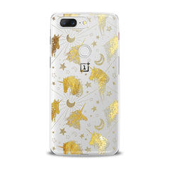 Lex Altern TPU Silicone OnePlus Case Golden Unicron Art