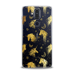 Lex Altern TPU Silicone Nokia Case Golden Unicron Art