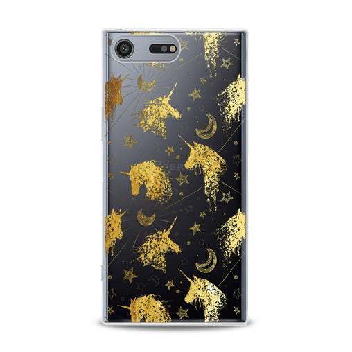 Lex Altern Golden Unicron Art Sony Xperia Case