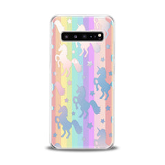 Lex Altern TPU Silicone Samsung Galaxy Case Iridescent Unicorn Pattern