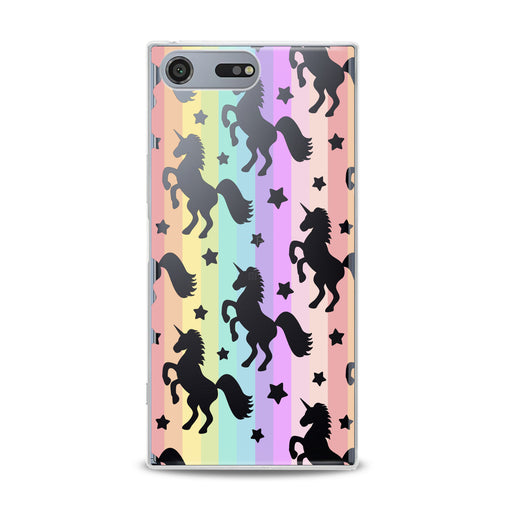 Lex Altern Iridescent Unicorn Pattern Sony Xperia Case