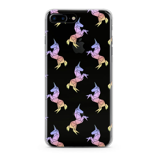Lex Altern Origami Unicorn Pattern Phone Case for your iPhone & Android phone.