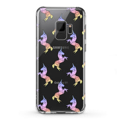 Lex Altern TPU Silicone Samsung Galaxy Case Origami Unicorn Pattern