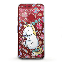 Lex Altern TPU Silicone Google Pixel Case Lollipops Unicorn