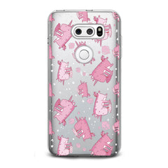 Lex Altern TPU Silicone LG Case Cute Pink Unicorn Ice Cream