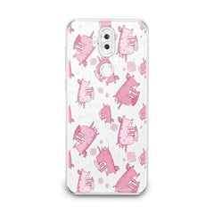 Lex Altern TPU Silicone Asus Zenfone Case Cute Pink Unicorn Ice Cream