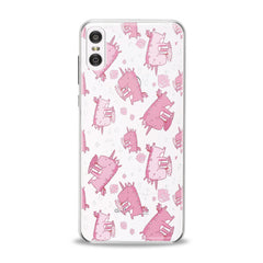 Lex Altern TPU Silicone Motorola Case Cute Pink Unicorn Ice Cream