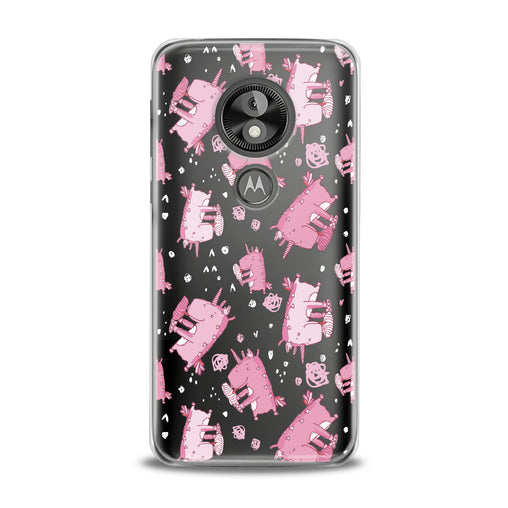 Lex Altern Cute Pink Unicorn Ice Cream Motorola Case