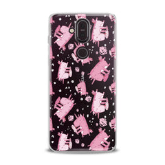 Lex Altern TPU Silicone Nokia Case Cute Pink Unicorn Ice Cream