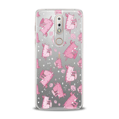 Lex Altern TPU Silicone Nokia Case Cute Pink Unicorn Ice Cream