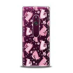 Lex Altern TPU Silicone Sony Xperia Case Cute Pink Unicorn Ice Cream