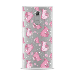 Lex Altern TPU Silicone Sony Xperia Case Cute Pink Unicorn Ice Cream