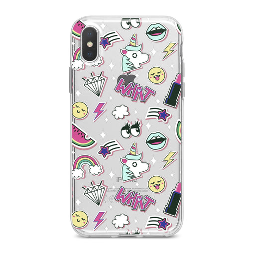Lex Altern Unicorn Stickers Phone Case for your iPhone & Android phone.