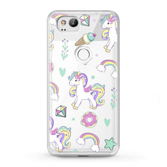 Lex Altern TPU Silicone Google Pixel Case Baby Unicorn Print