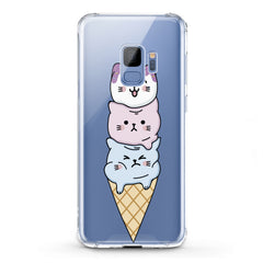 Lex Altern TPU Silicone Samsung Galaxy Case Cat Ice-Cream