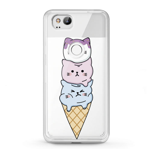 Lex Altern Google Pixel Case Cat Ice-Cream