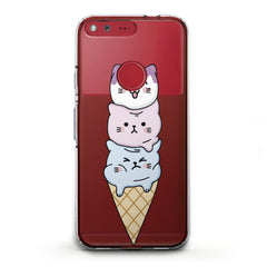 Lex Altern TPU Silicone Phone Case Cat Ice-Cream