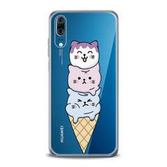 Lex Altern TPU Silicone Huawei Honor Case Cat Ice-Cream