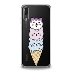 Lex Altern TPU Silicone Huawei Honor Case Cat Ice-Cream