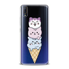 Lex Altern TPU Silicone VIVO Case Cat Ice-Cream