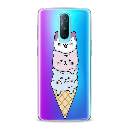 Lex Altern Cat Ice Cream Oppo Case